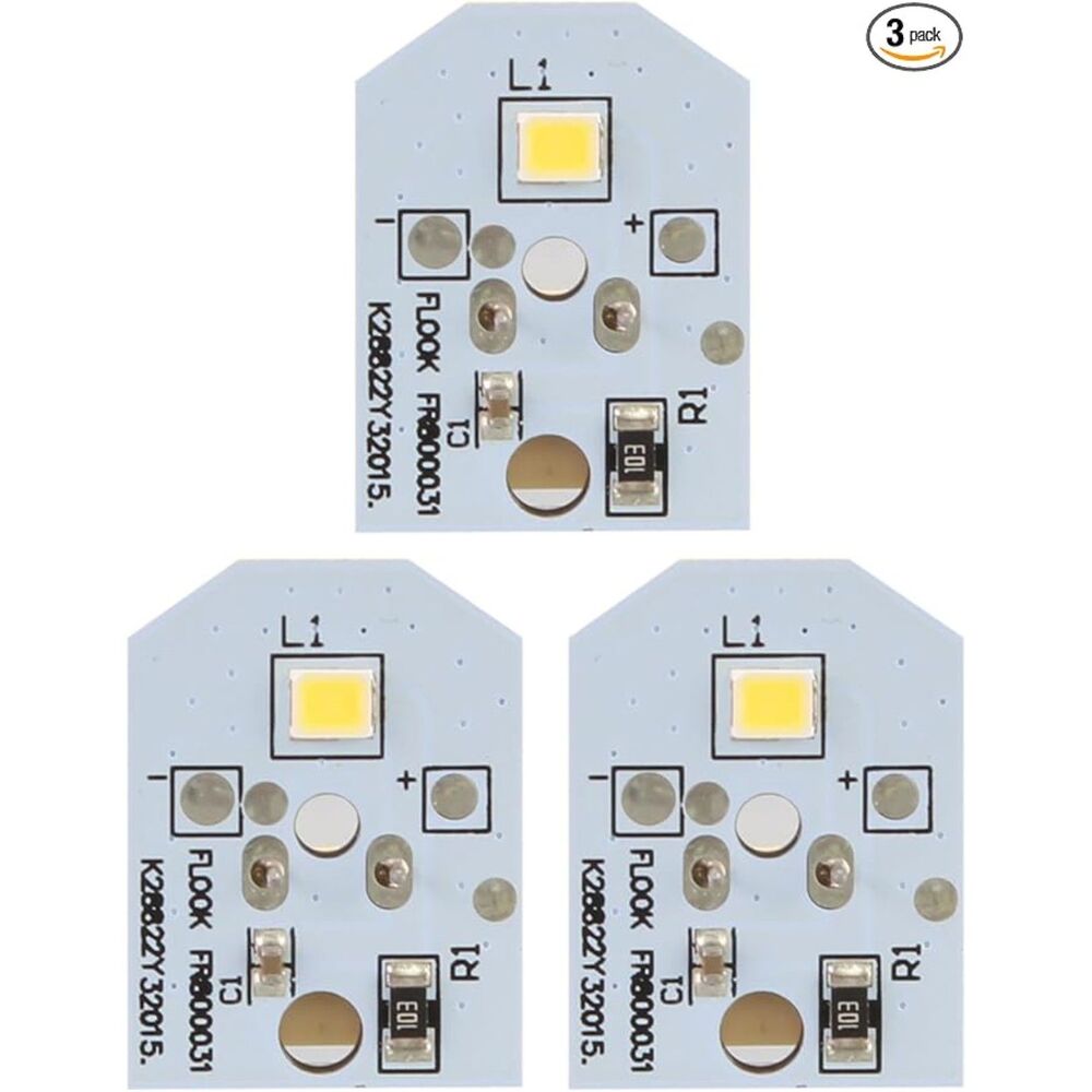 3 pack New Upgraded WR55X11132 WR55X25754 LED Light for GE Refrigerator